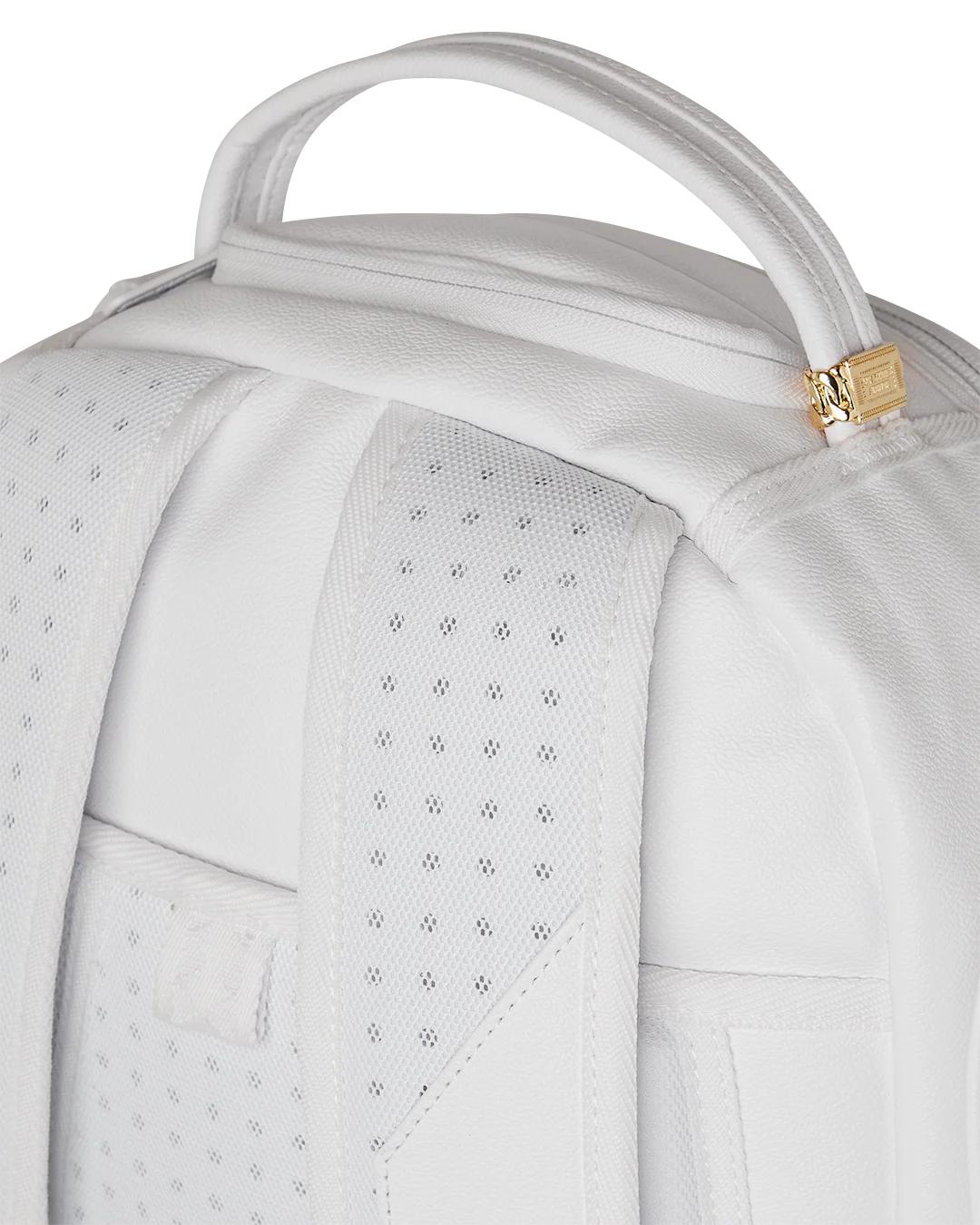 GOLD BRICK LUXE WHITE BACKPACK | Sprayground Latest