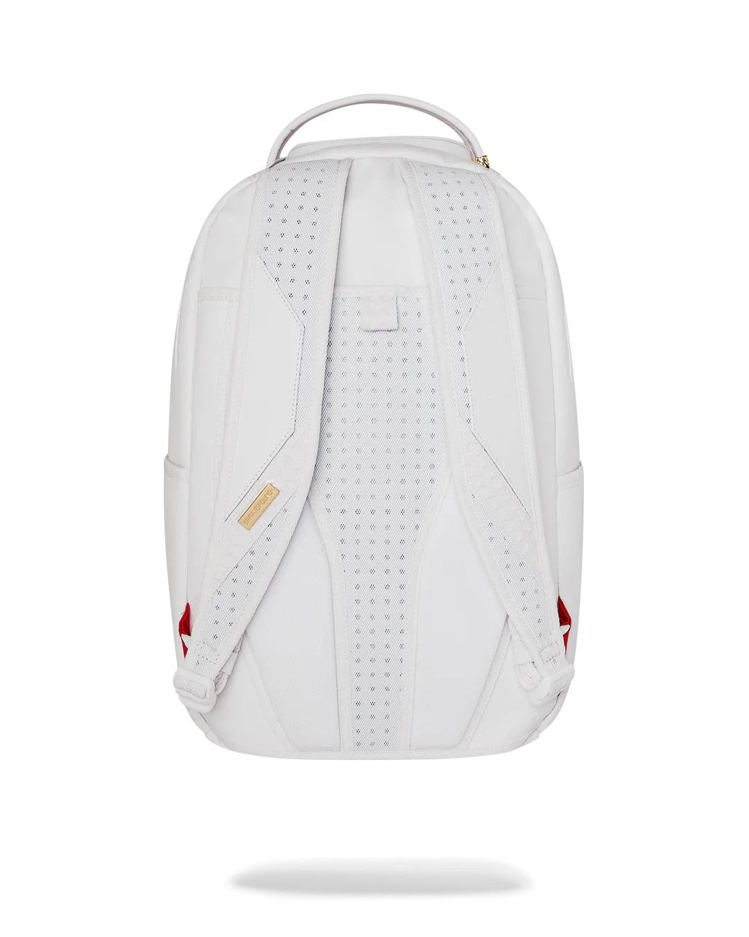 GOLD BRICK LUXE WHITE BACKPACK | Sprayground Latest