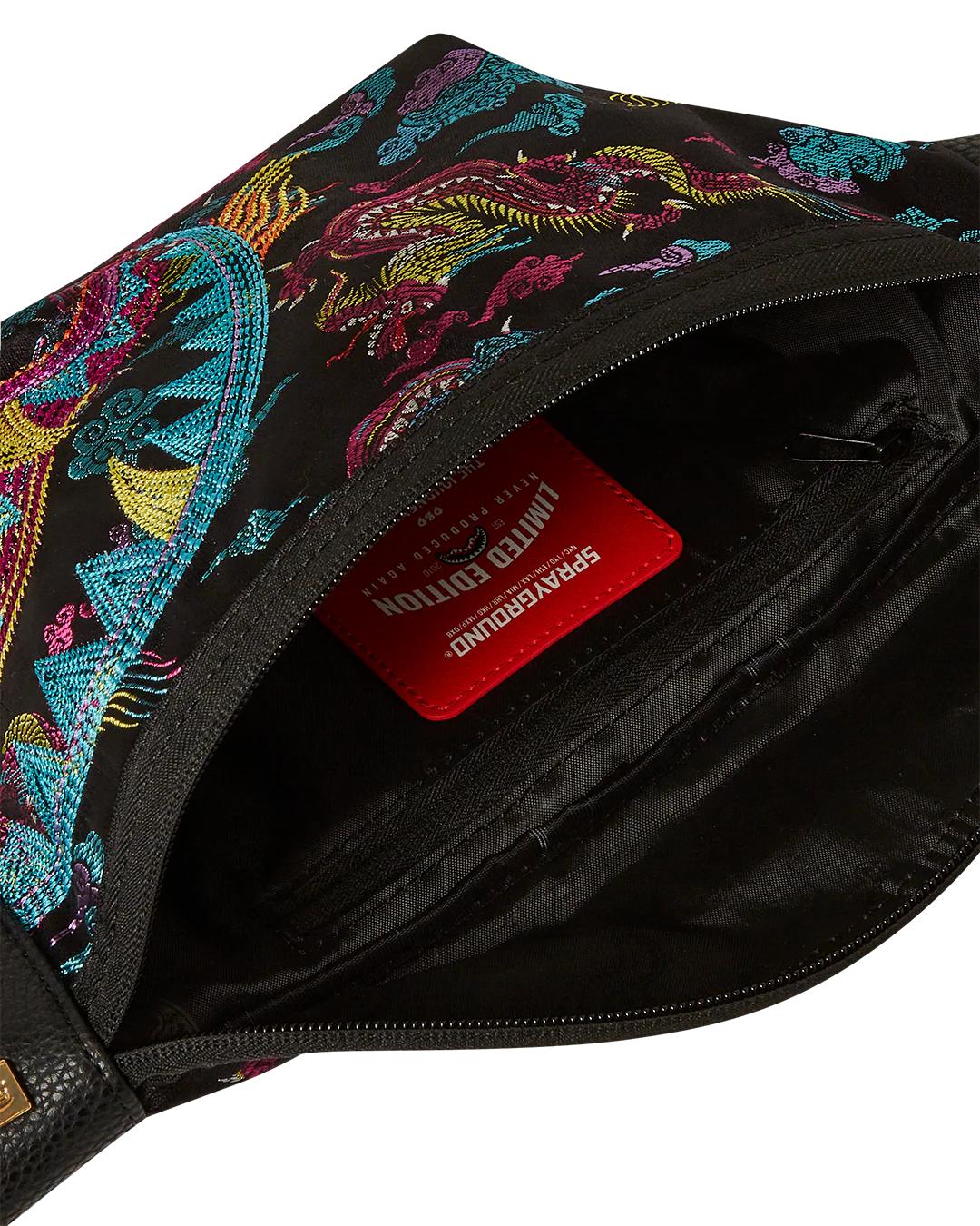 EMBROIDERED DRAGONS SAVVY CROSSBODY | Sprayground Featured