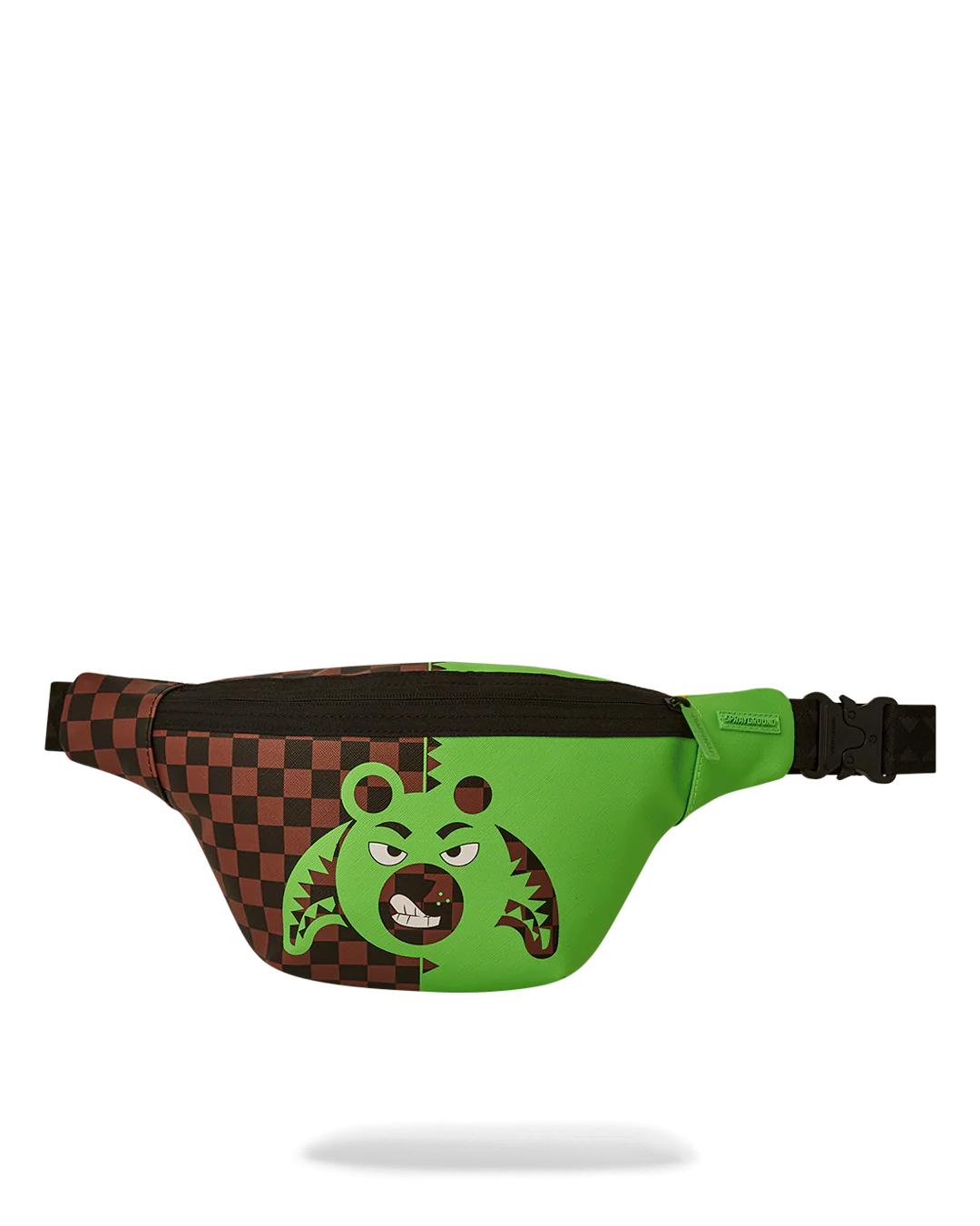GREEN MONEY BEAR SAVVY CROSSBODY | Sprayground Best Seller