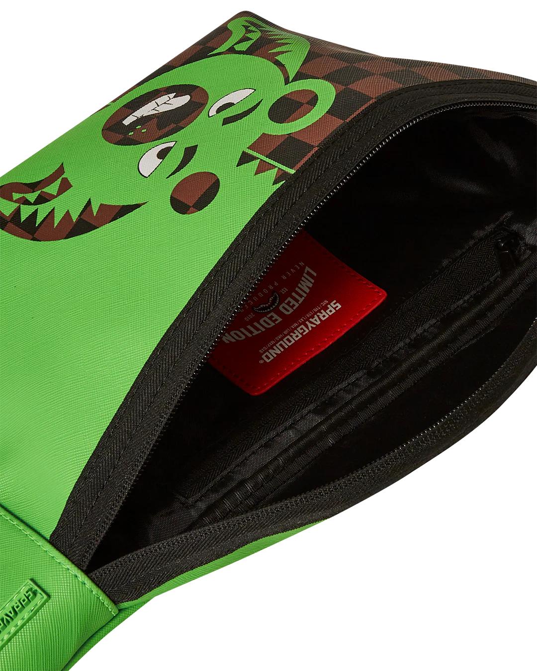 GREEN MONEY BEAR SAVVY CROSSBODY | Sprayground Best Seller