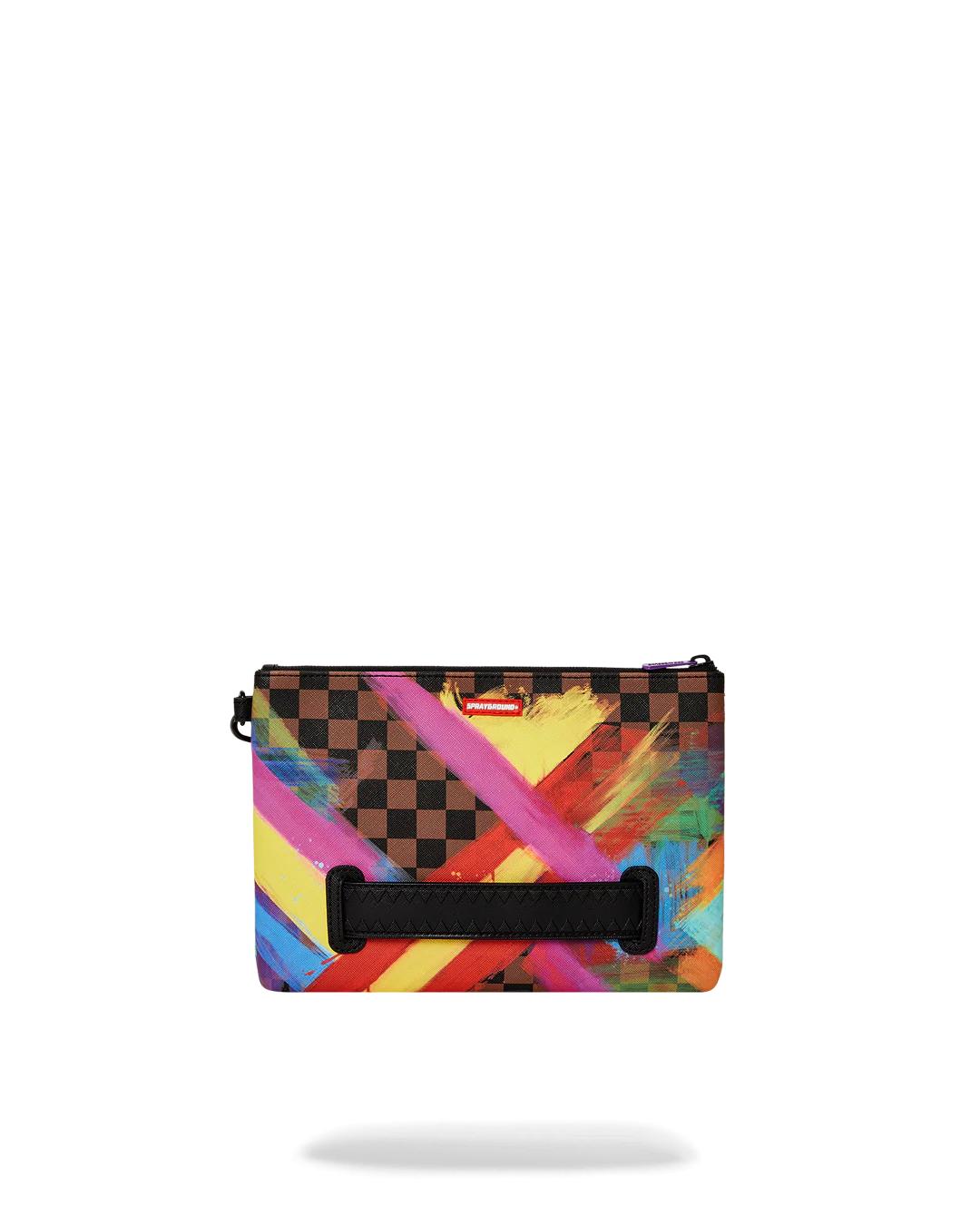 SHARKS IN PARIS CITY STREAKS CROSSOVER CLUTCH | Sprayground Recommended