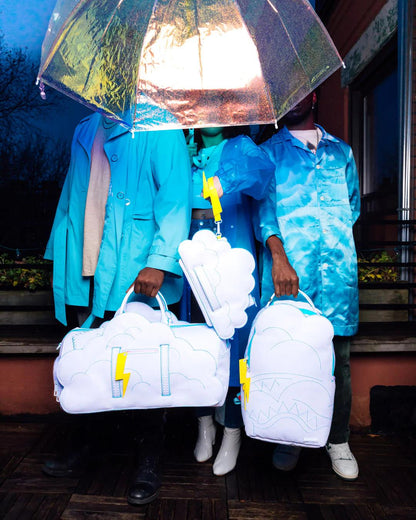 CLOUDY WITH A CHANCE OF SHARK CROSSOVER CLUTCH | Sprayground Value