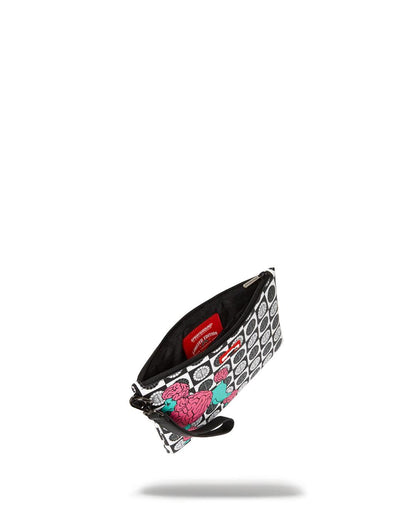 POODLE CHECK RON ENGLISH COLLAB POUCHETTE | Sprayground Recommended