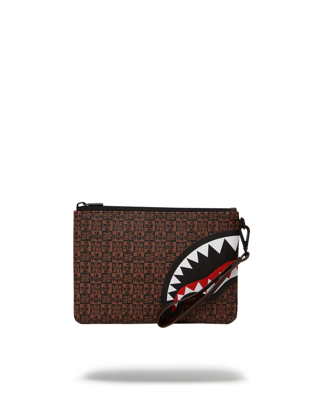 FRENZY SHARKS CROSSOVER CLUTCH | Sprayground Exclusive