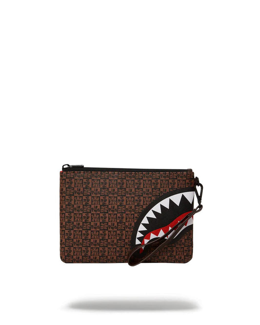 FRENZY SHARKS CROSSOVER CLUTCH | Sprayground Exclusive