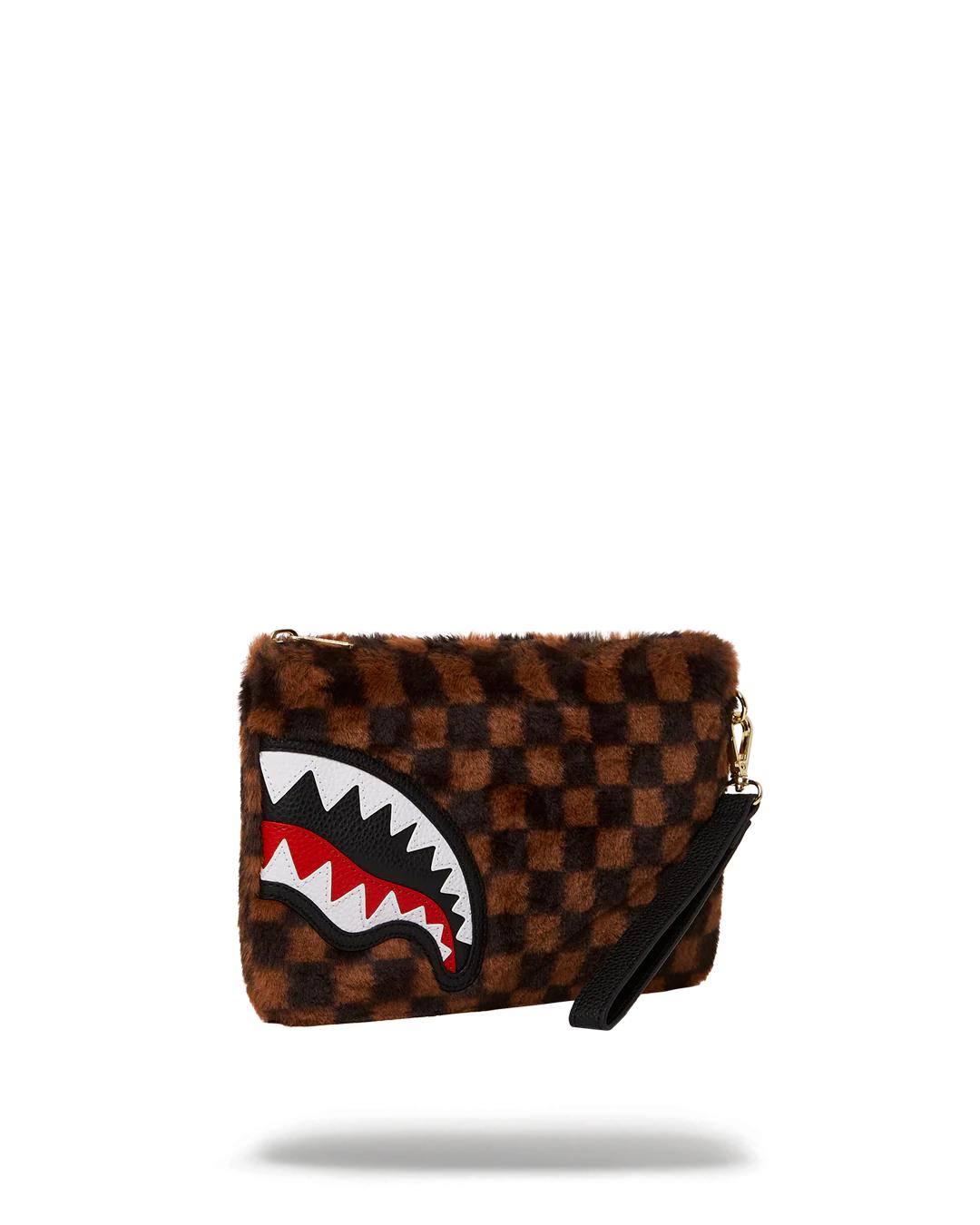 FURRR SHARKS IN PARIS CROSSOVER CLUTCH | Sprayground Signature