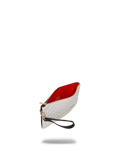 LEVELED UP SPLIT QUILT SHARK CROSSOVER CLUTCH | Sprayground New