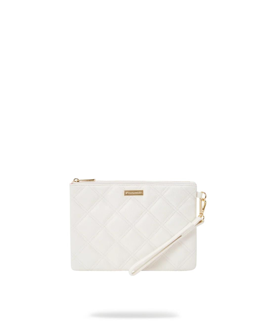RIVIERA LE BLANC GOLD CHAIN SHARK CROSSOVER CLUTCH | Sprayground Signature