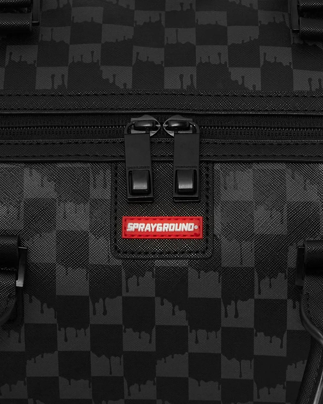 HANGOVER DRIP CHECK DUFFLE | Sprayground Classic