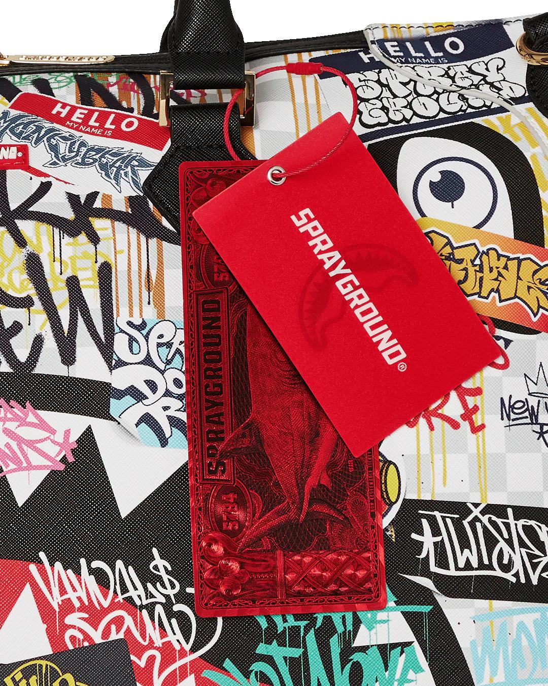 CREATE ANOTHER DAY PYRAMID DUFFLE | Sprayground Featured