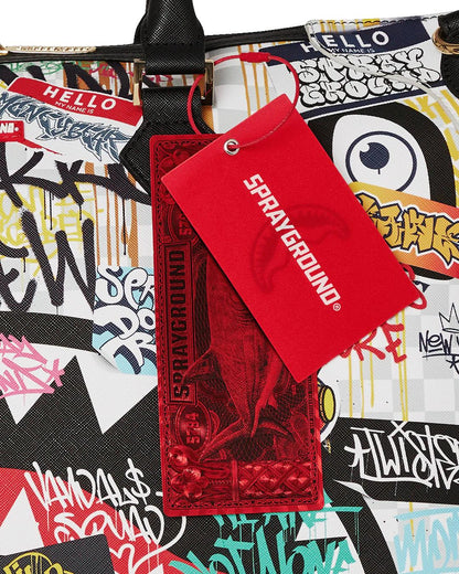 CREATE ANOTHER DAY PYRAMID DUFFLE | Sprayground Featured