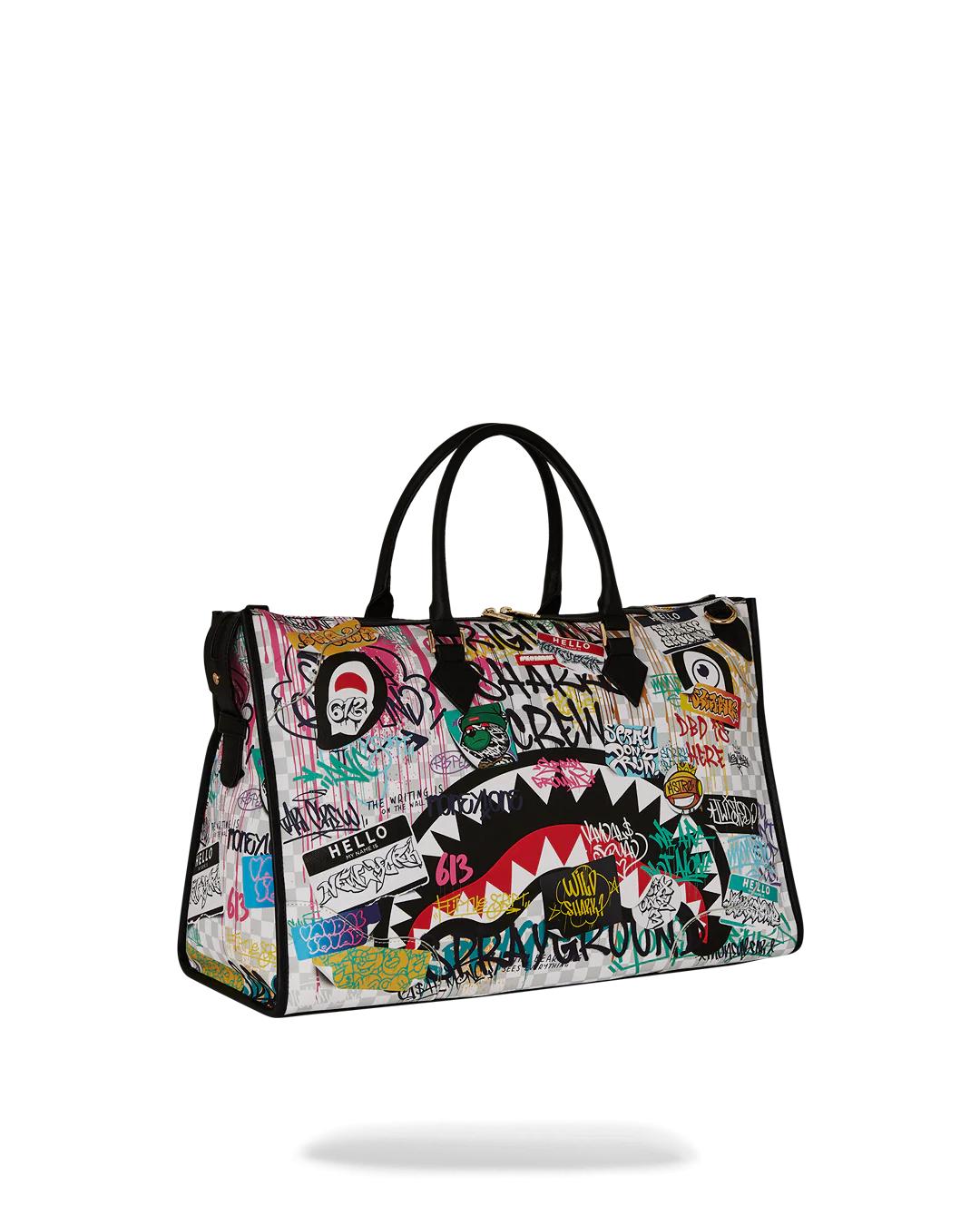 CREATE ANOTHER DAY PYRAMID DUFFLE | Sprayground Featured