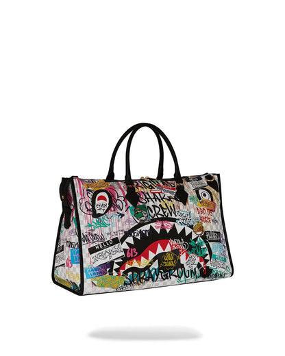 CREATE ANOTHER DAY PYRAMID DUFFLE | Sprayground Featured