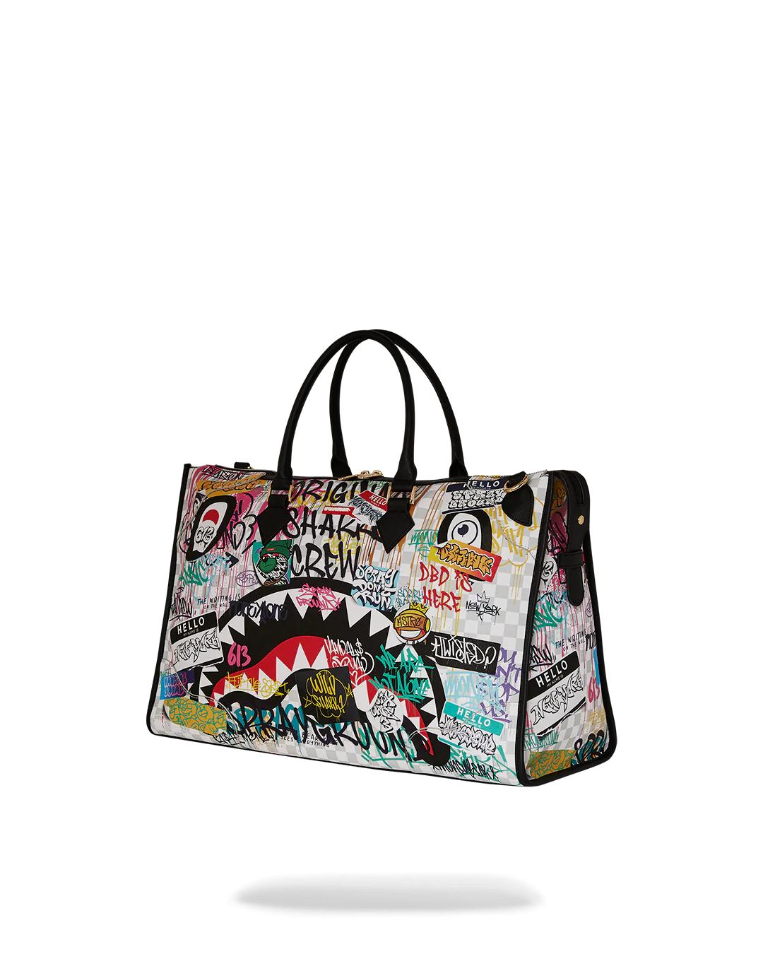CREATE ANOTHER DAY PYRAMID DUFFLE | Sprayground Featured