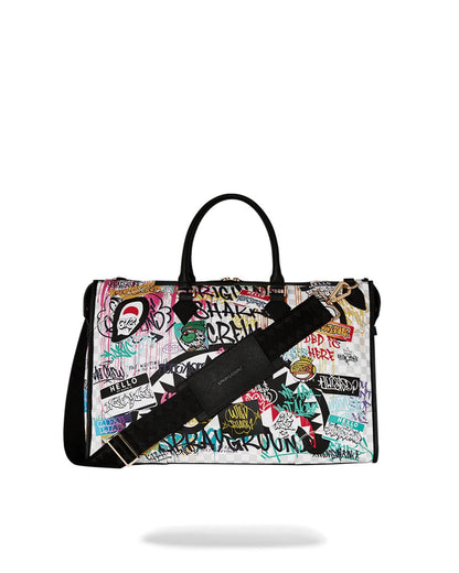 CREATE ANOTHER DAY PYRAMID DUFFLE | Sprayground Featured