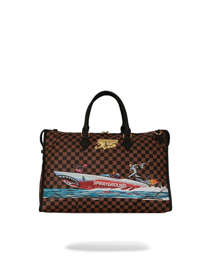 THE 305 SPEEDBOAT GETAWAY PYRAMID DUFFLE | Sprayground Premium
