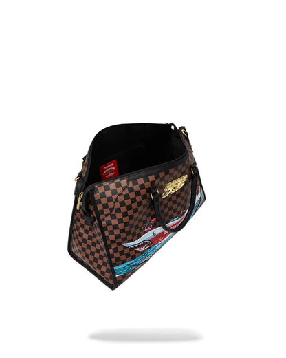 THE 305 SPEEDBOAT GETAWAY PYRAMID DUFFLE | Sprayground Premium