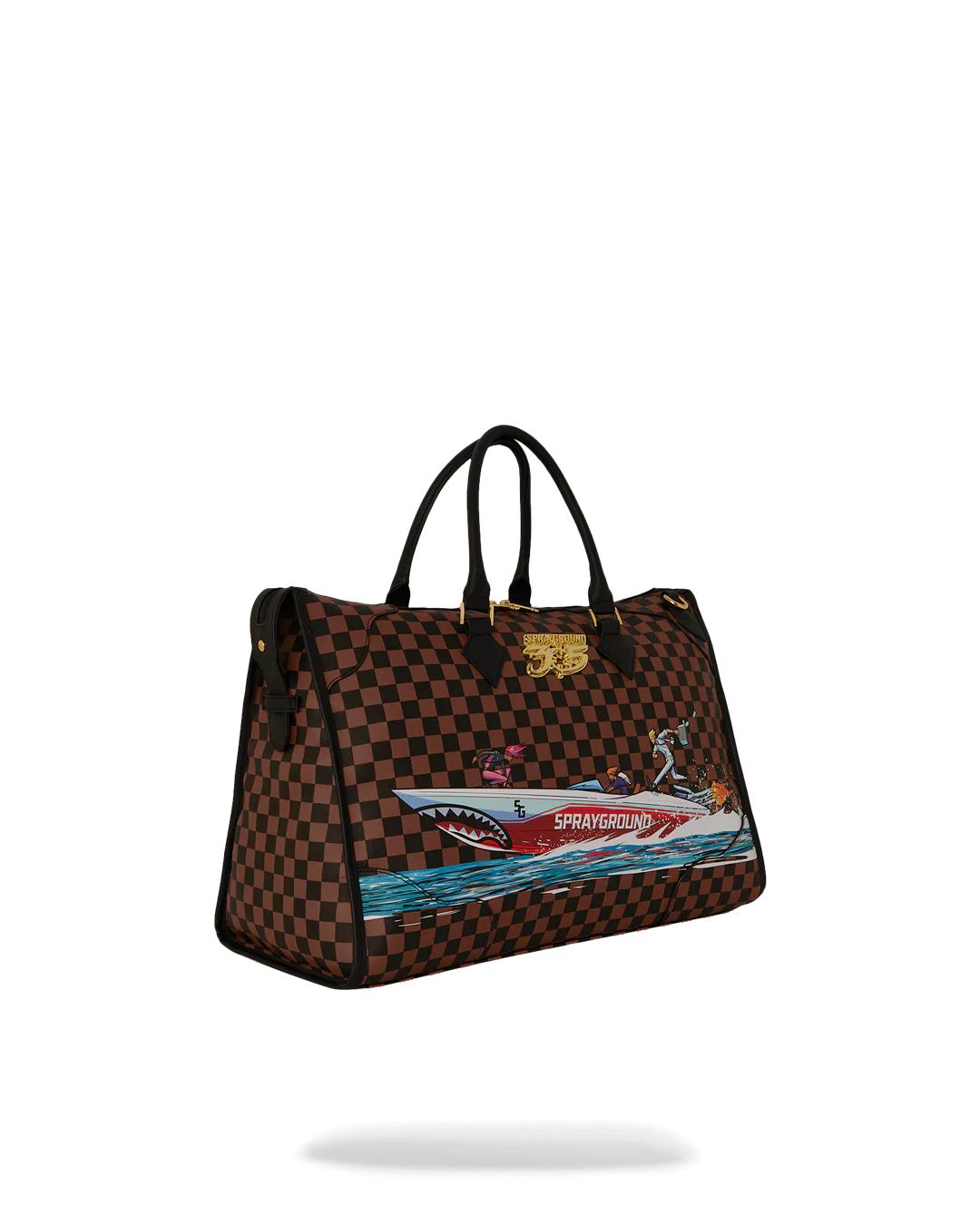 THE 305 SPEEDBOAT GETAWAY PYRAMID DUFFLE | Sprayground Premium
