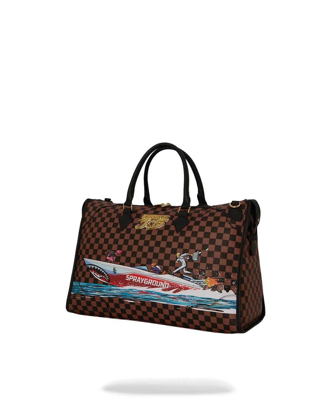 THE 305 SPEEDBOAT GETAWAY PYRAMID DUFFLE | Sprayground Premium