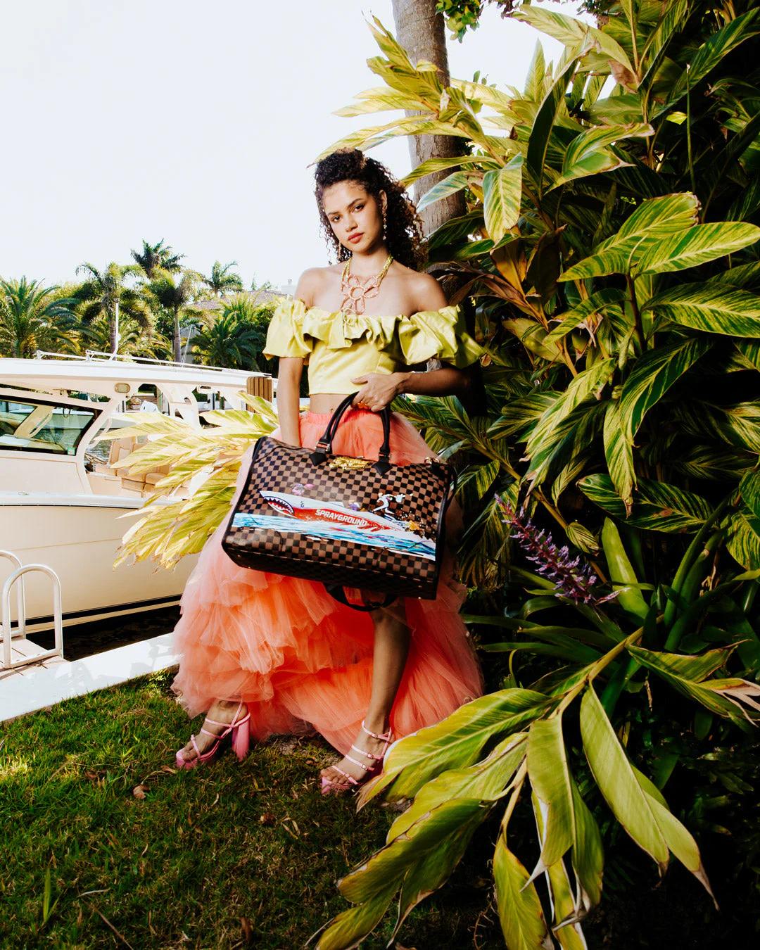 THE 305 SPEEDBOAT GETAWAY PYRAMID DUFFLE | Sprayground Premium
