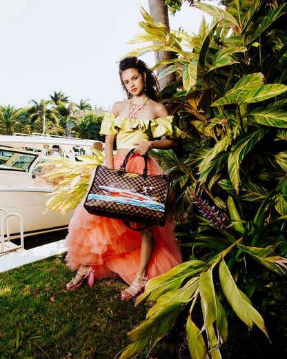THE 305 SPEEDBOAT GETAWAY PYRAMID DUFFLE | Sprayground Premium