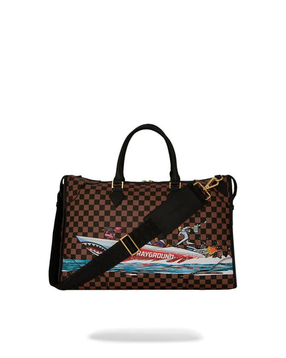 THE 305 SPEEDBOAT GETAWAY PYRAMID DUFFLE | Sprayground Premium