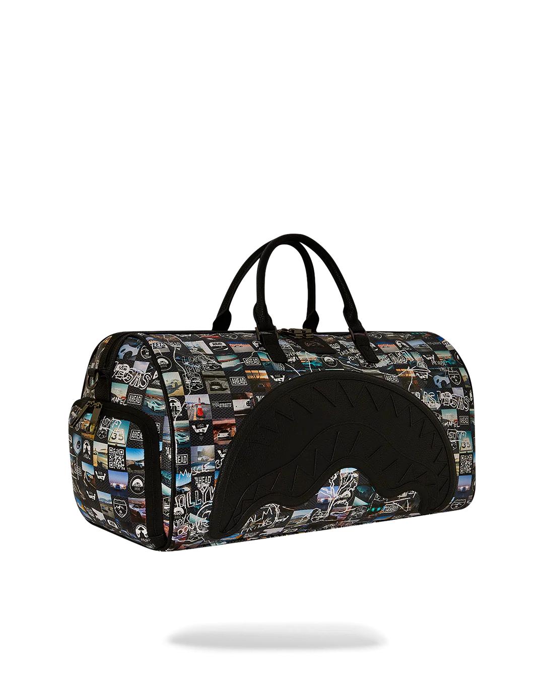 PORSCHE AHEAD COLLAB DUFFLE - LIMITED EDITION | Sprayground New
