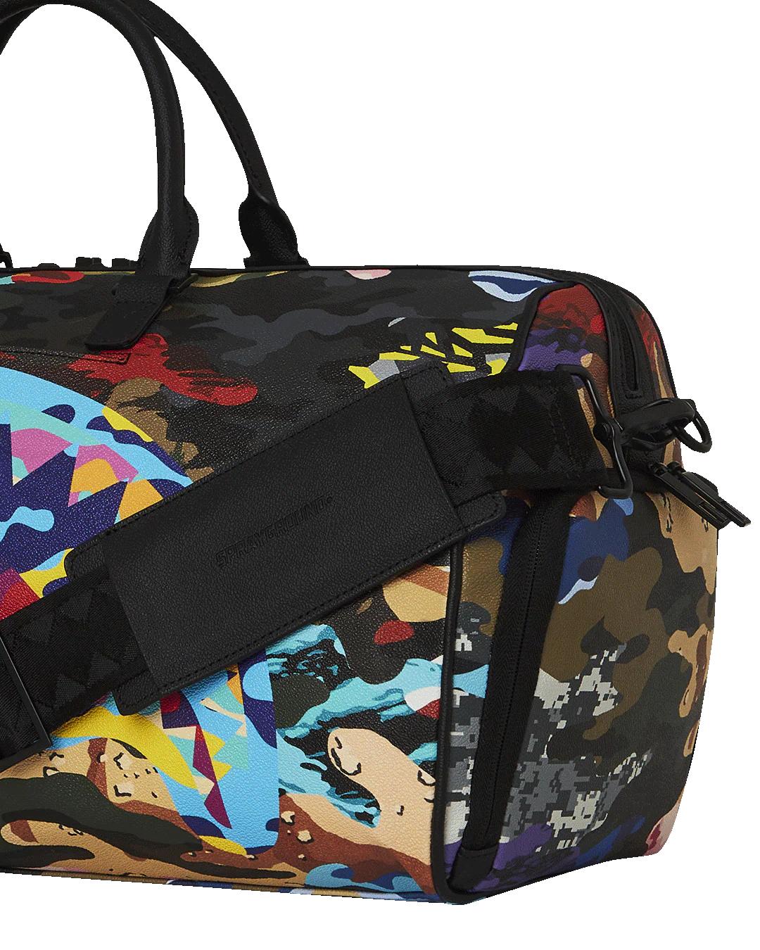 SLICED AND DICED CAMO DUFFLE | Sprayground Essential