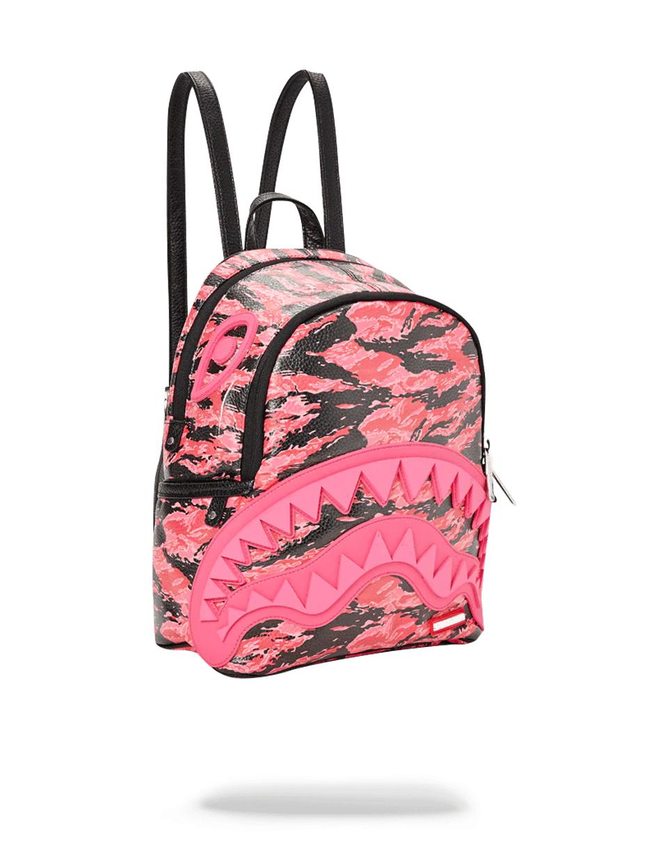 PINK TIGER CAMO SHARKMOUTH SAVAGE BACKPACK | Sprayground Exclusive