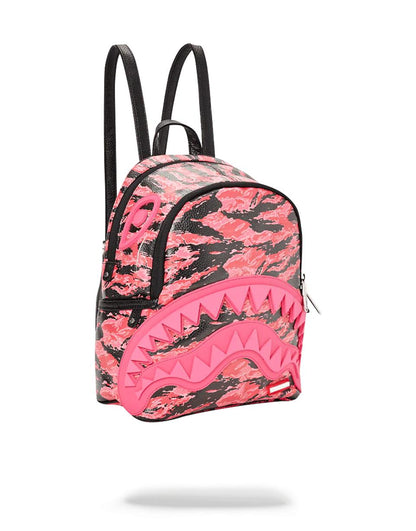 PINK TIGER CAMO SHARKMOUTH SAVAGE BACKPACK | Sprayground Exclusive