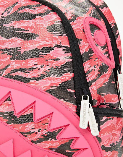 PINK TIGER CAMO SHARKMOUTH SAVAGE BACKPACK | Sprayground Exclusive