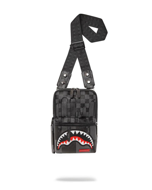 XTC GREY SHARKS IN PARIS SLING | Sprayground Signature