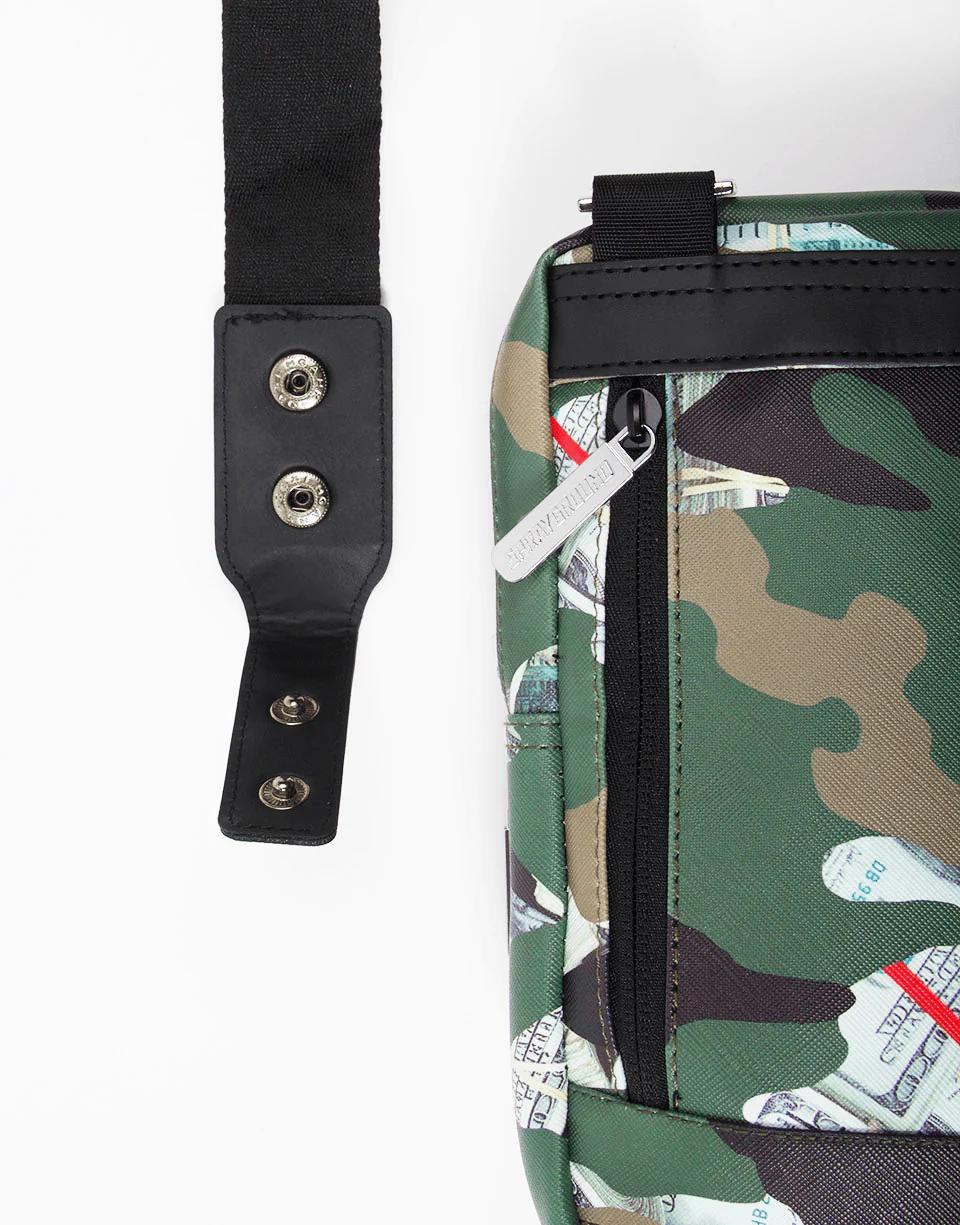 CAMO MONEY SHARK SLING | Sprayground Featured