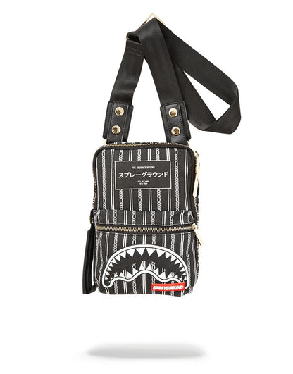 REVERSE BLACK SHARKS IN PARIS SLING | Sprayground Popular