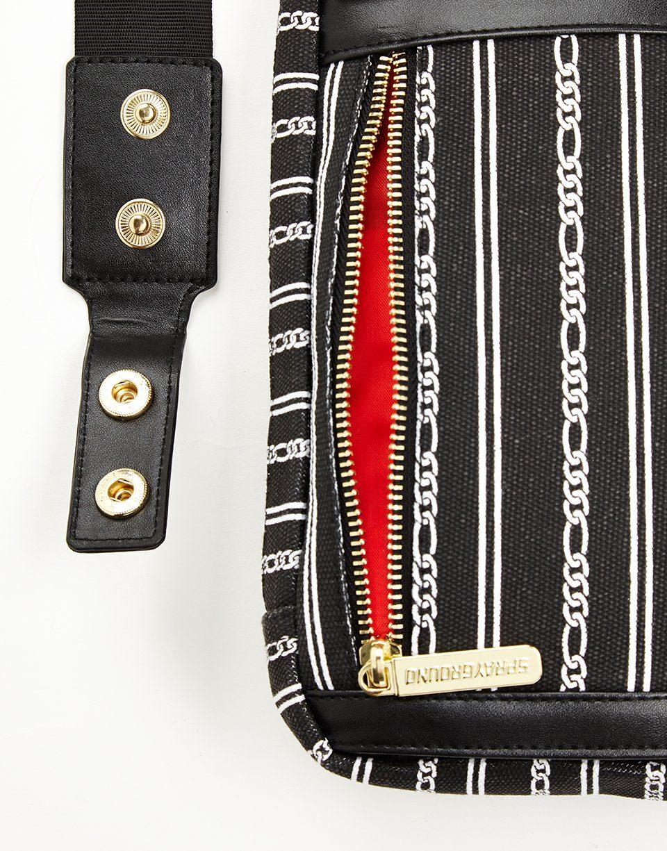 REVERSE BLACK SHARKS IN PARIS SLING | Sprayground Popular