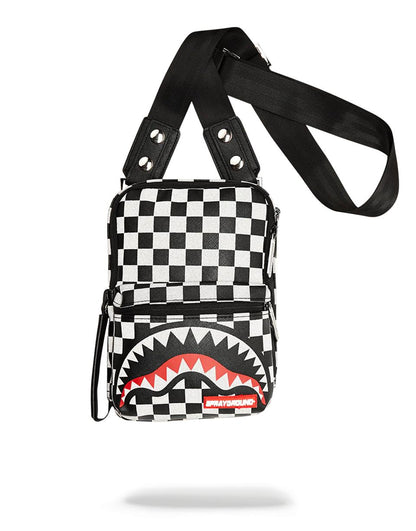REFLECTIVE SHARKS IN PARIS SLING | Sprayground Trending