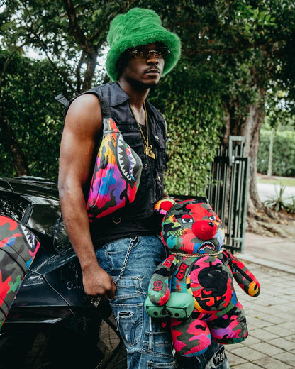 CAMOBURST MONEYBEAR TEDDYBEAR BACKPACK | Sprayground Quality