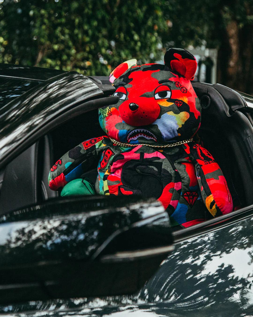 CAMOBURST MONEYBEAR TEDDYBEAR BACKPACK | Sprayground Quality