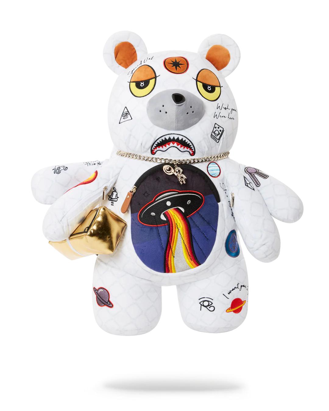 UFO SPACED OUT MONEYBEAR TEDDYBEAR BACKPACK | Sprayground Premium