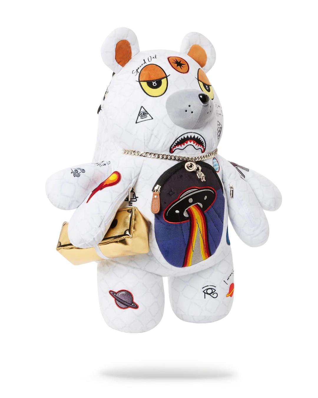 UFO SPACED OUT MONEYBEAR TEDDYBEAR BACKPACK | Sprayground Premium