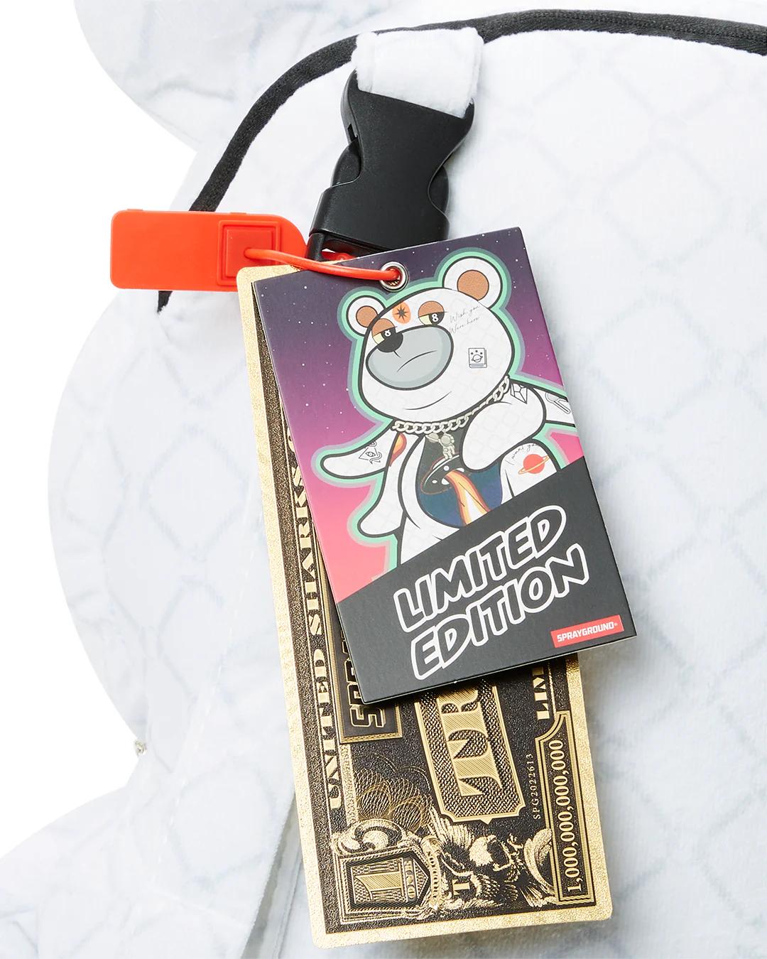 UFO SPACED OUT MONEYBEAR TEDDYBEAR BACKPACK | Sprayground Premium
