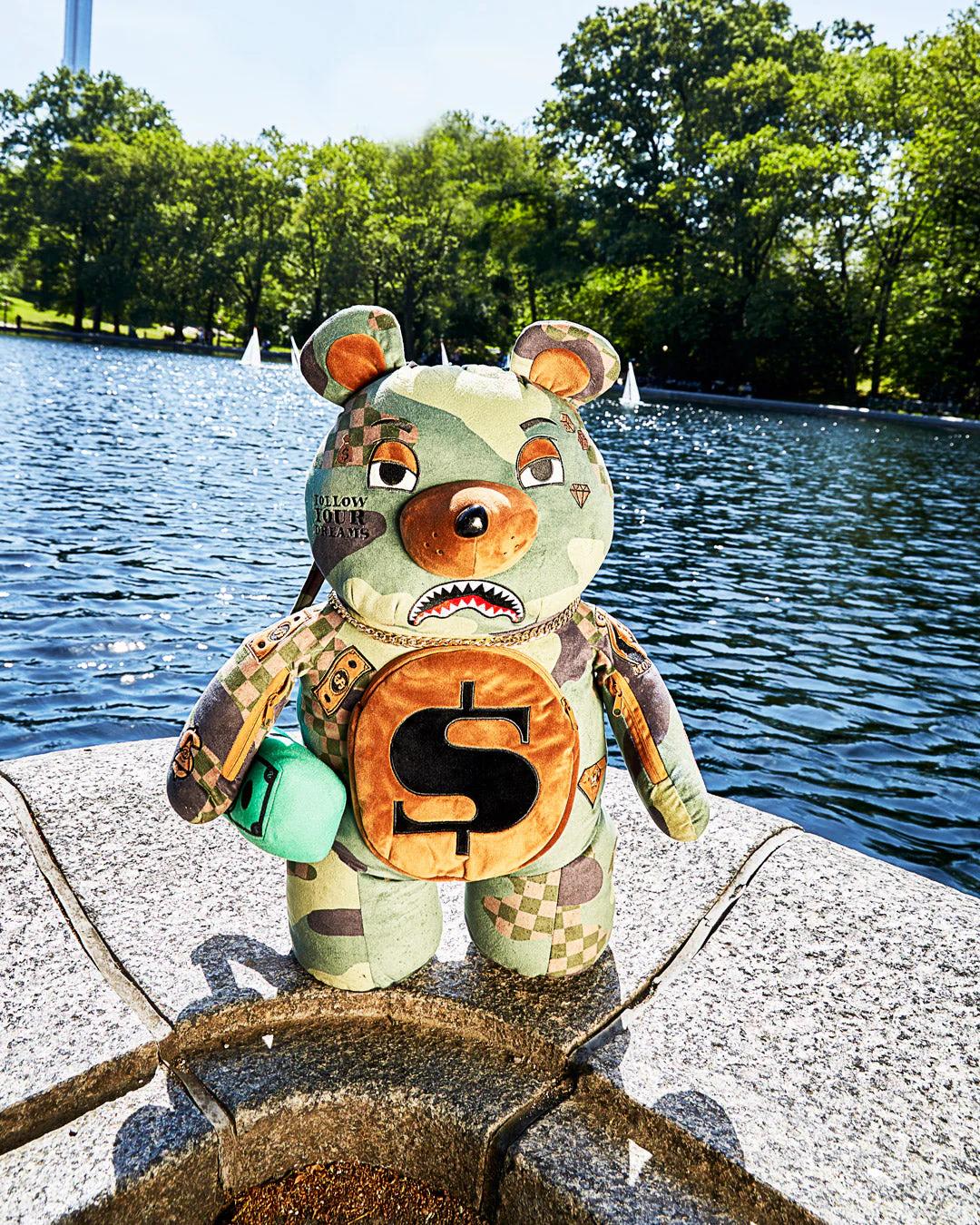 CAMOCHECK MONEYBEAR TEDDYBEAR BACKPACK | Sprayground New