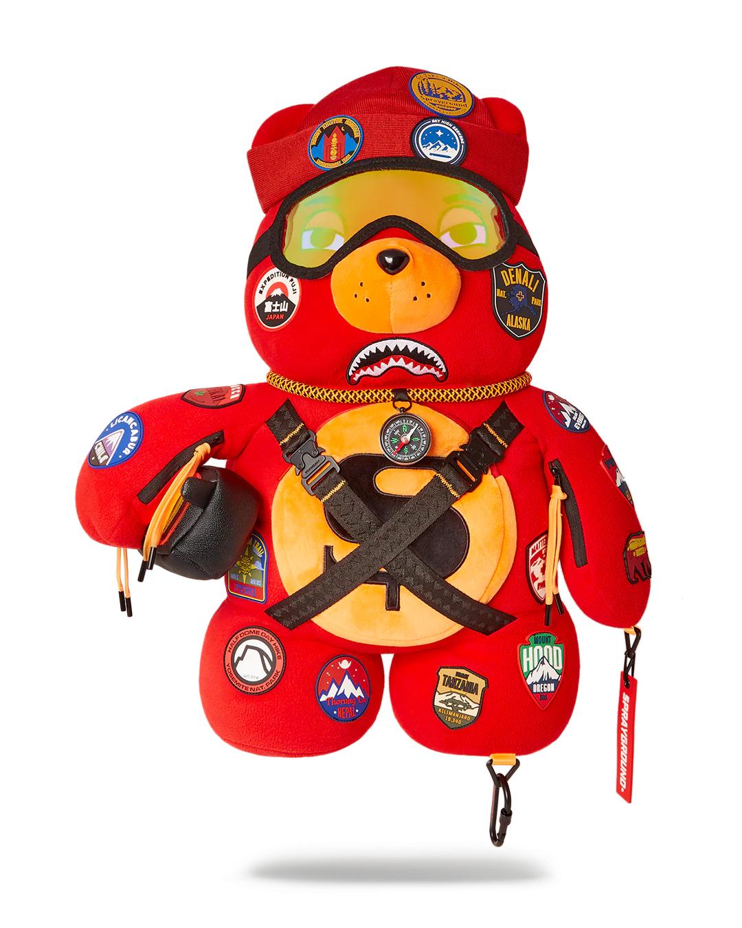 THE GLOBAL EXPEDITION MONEYBEAR TEDDYBEAR BACKPACK | Sprayground Featured