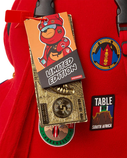 THE GLOBAL EXPEDITION MONEYBEAR TEDDYBEAR BACKPACK | Sprayground Featured