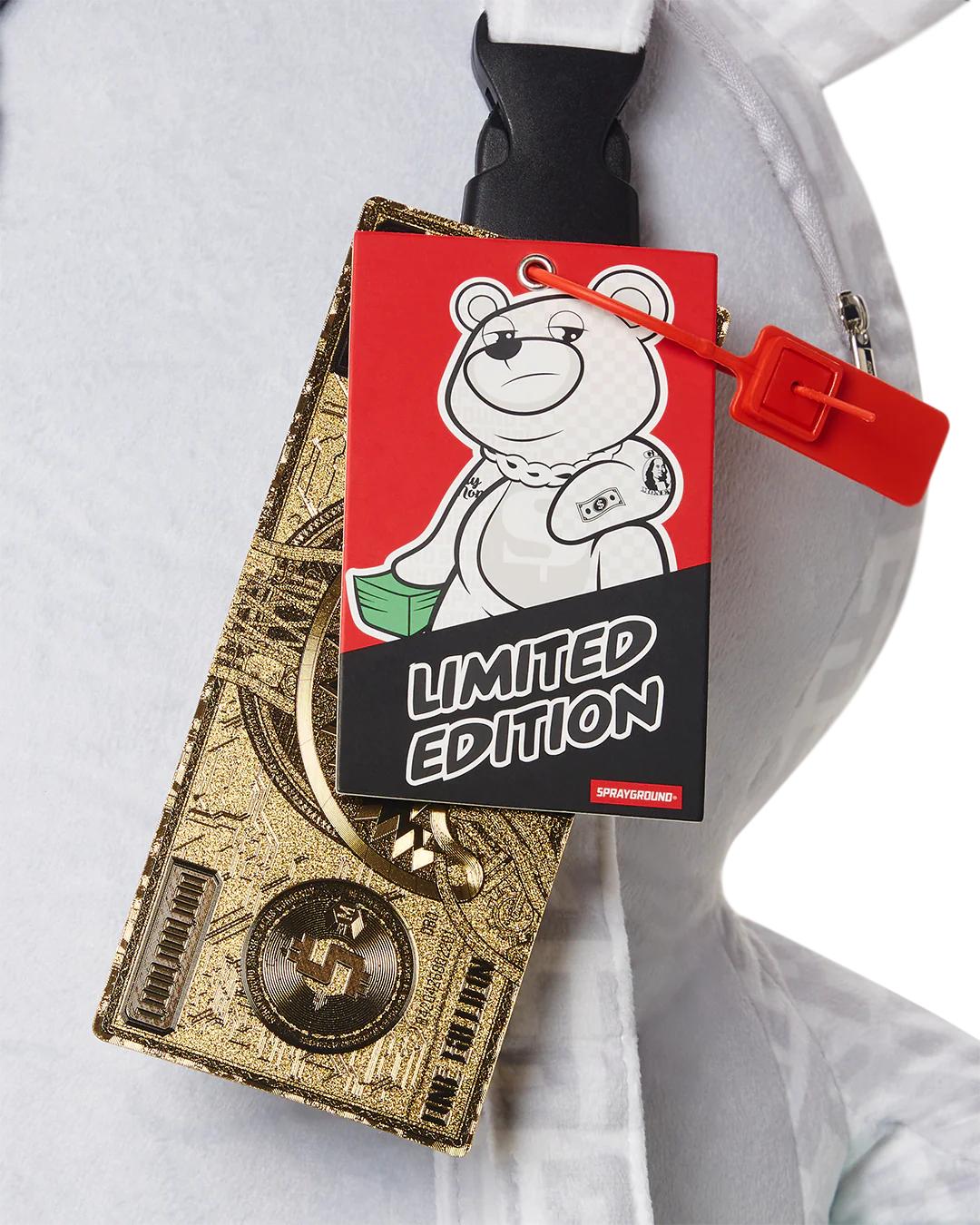 SPLIT THE CHECK (PEARL) MONEYBEAR TEDDYBEAR BACKPACK | Sprayground Popular