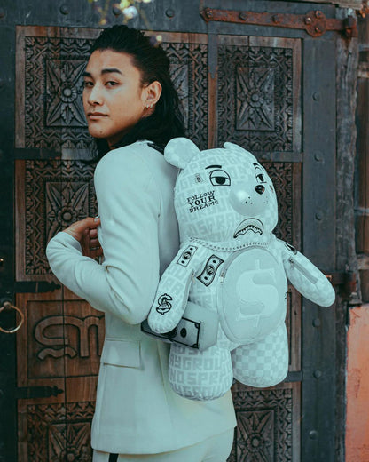 SPLIT THE CHECK (PEARL) MONEYBEAR TEDDYBEAR BACKPACK | Sprayground Popular