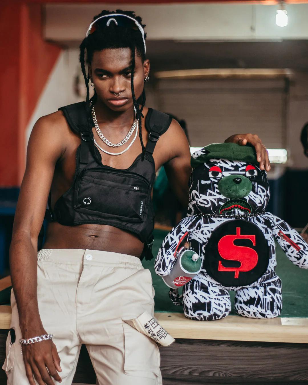 NIGHT NIGHT MONEYBEAR TEDDYBEAR BACKPACK | Sprayground Trending