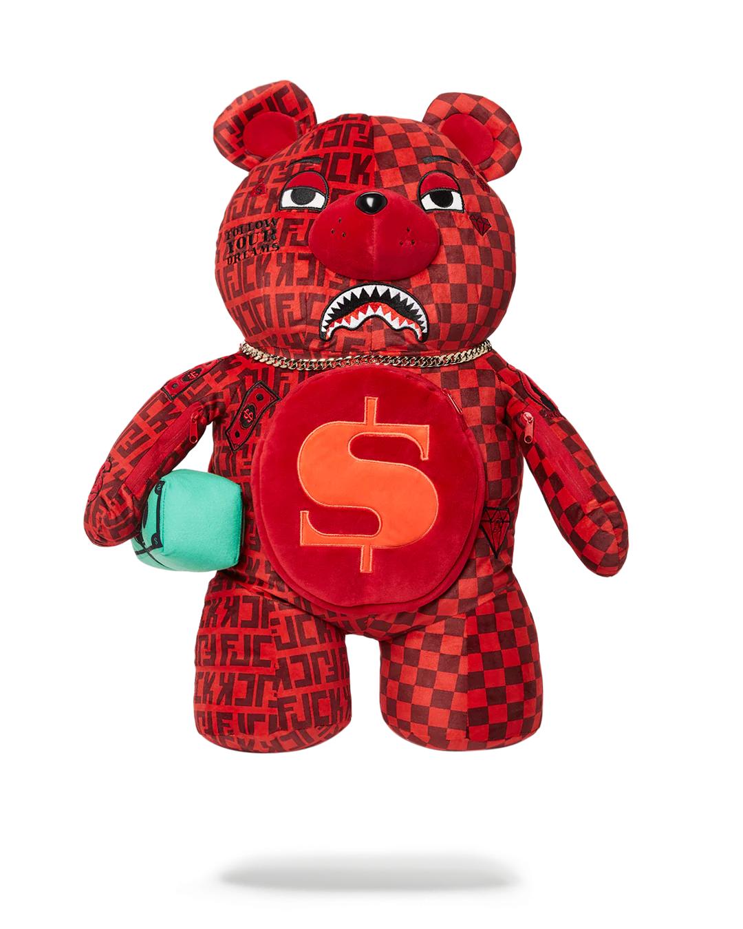 VENI VIDI VICI MONEYBEAR TEDDYBEAR BACKPACK | Sprayground Exclusive