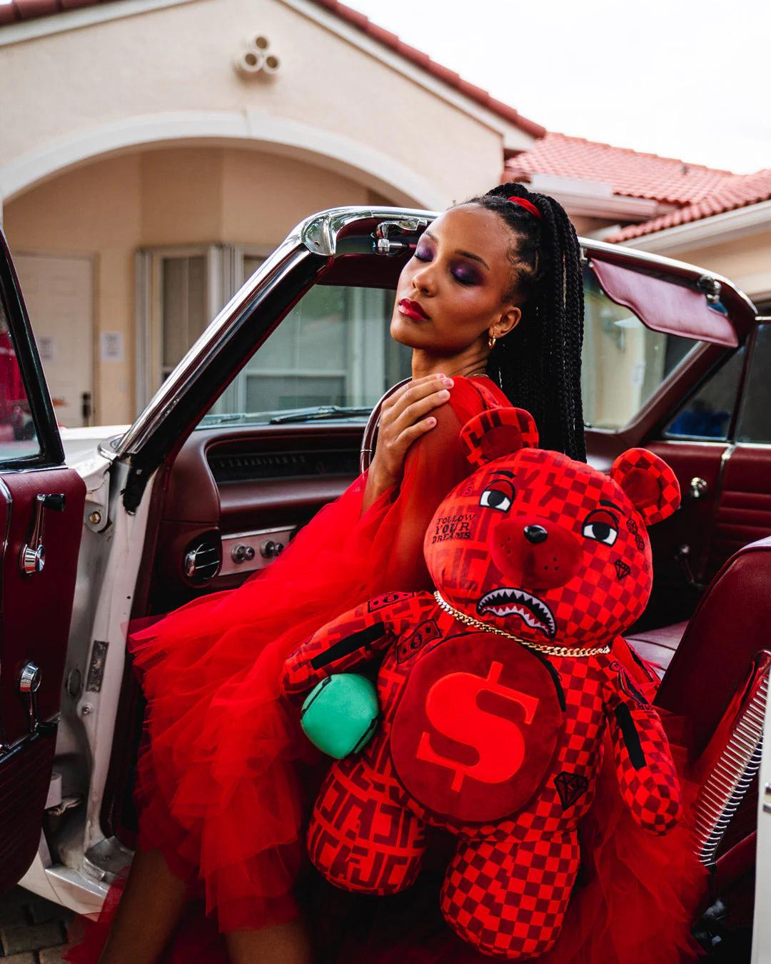 VENI VIDI VICI MONEYBEAR TEDDYBEAR BACKPACK | Sprayground Exclusive